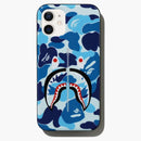 Bape ABC Camo Shark iPhone 12 Mini Case Blue