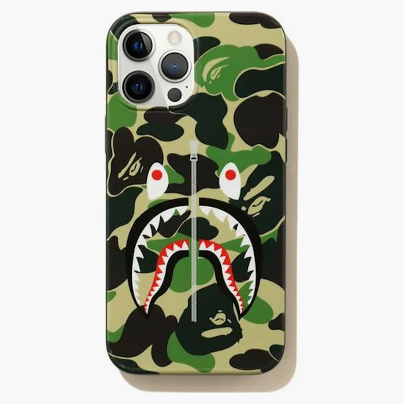 BAPE ABC CAMO Shark iPhone 12 Pro Max Case Green