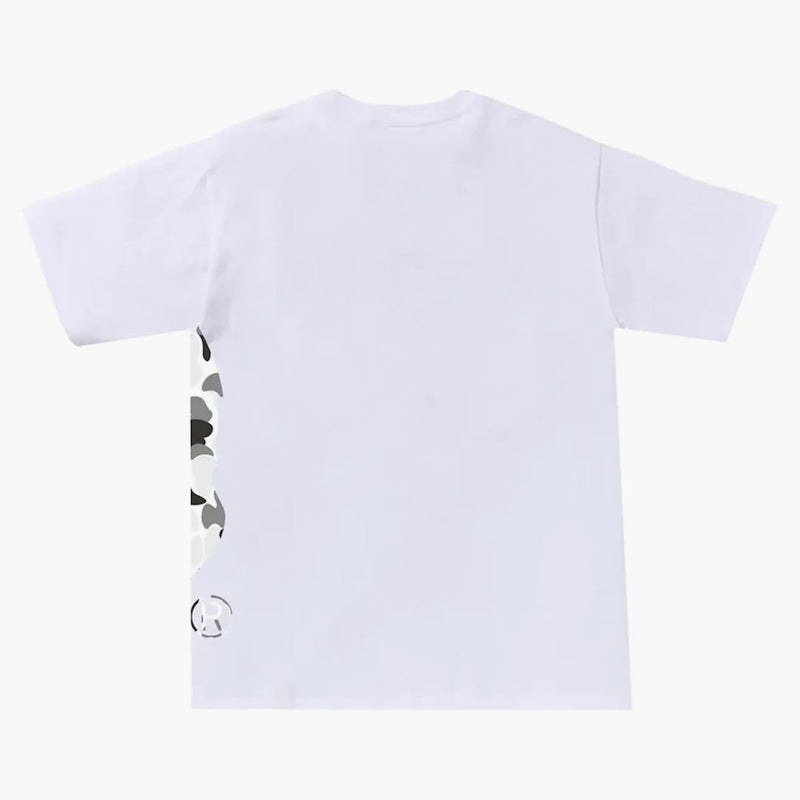 Bape Abc Camo Side Big Ape Head Tee White/Gray