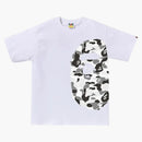 Bape Abc Camo Side Big Ape Head Tee White/grey