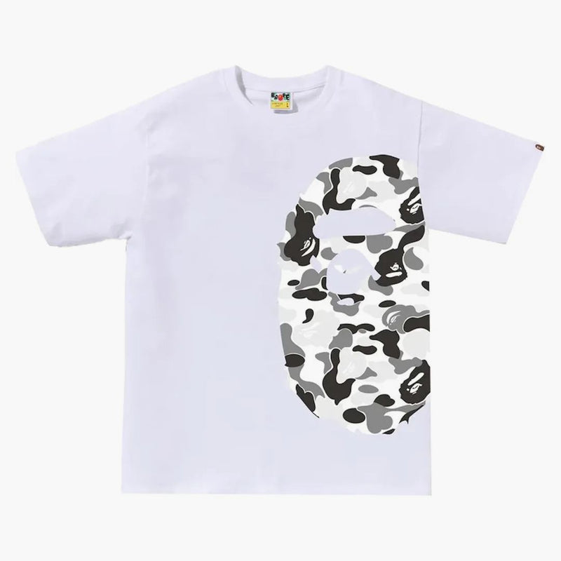 Bape Abc Camo Side Big Ape Head Tee White/Gray