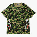 Bape Abc Camo Side Shark Tea Green