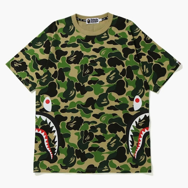 Bape Abc Camo Side Shark Tea Green