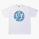 Bape Abc Camo Single Color Busy Works Tea White Blue