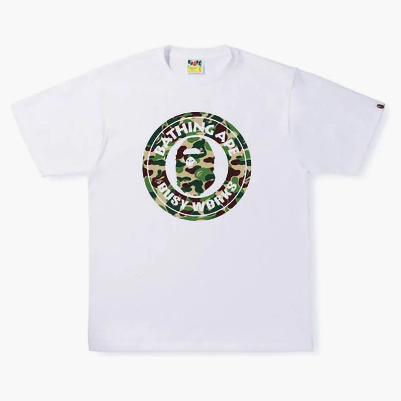 BAPE ABC CAMO COLORE SINGOLO ORNAGGI OPERE TEA BIANCO GREEN