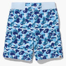 Bape Abc Camo Sweat Shorts Blue