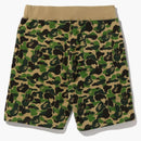 Bape Abc Camo Sweat Shorts Green