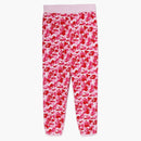 Bape Abc Camo Sweatpants Pink