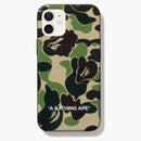 Bape Abc Camo Iphone 12 Mini Case Green