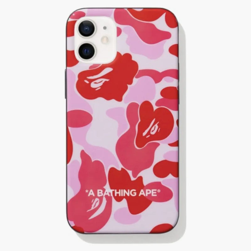 BAPE ABC CAMO iPhone 12 mini carcasă roz