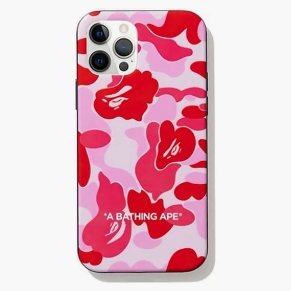 BAPE ABC CAMO iPhone 12 Pro Max Carcasă roz
