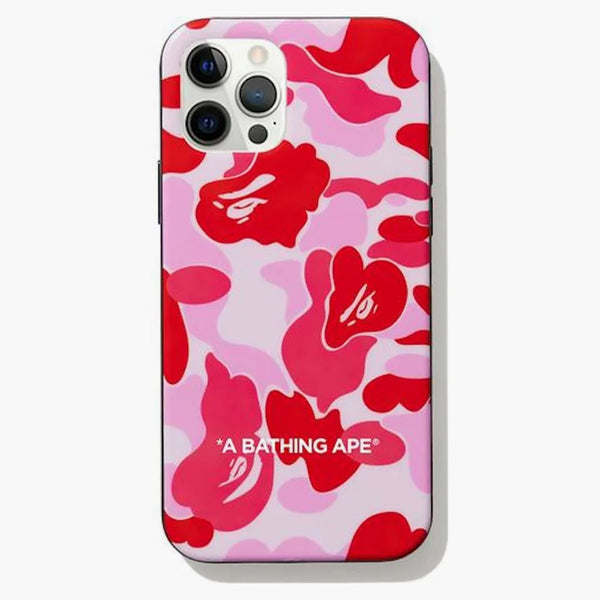 BAPE ABC CAMO iPhone 12 Pro Case Pink
