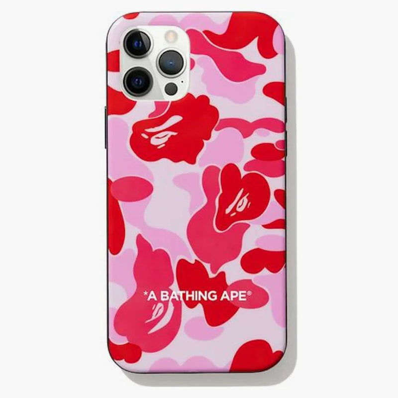 BAPE ABC CAMO iPhone 12 Pro Case Pink