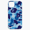 BAPE ABC CAMO iPhone 14 Plus Case Blue