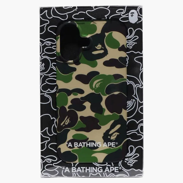 BAPE ABC CAMO iPhone 16 carcasă verde