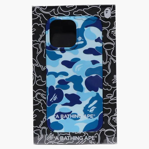 Bape Abc Camo iPhone 16 Pro Max Case Blue