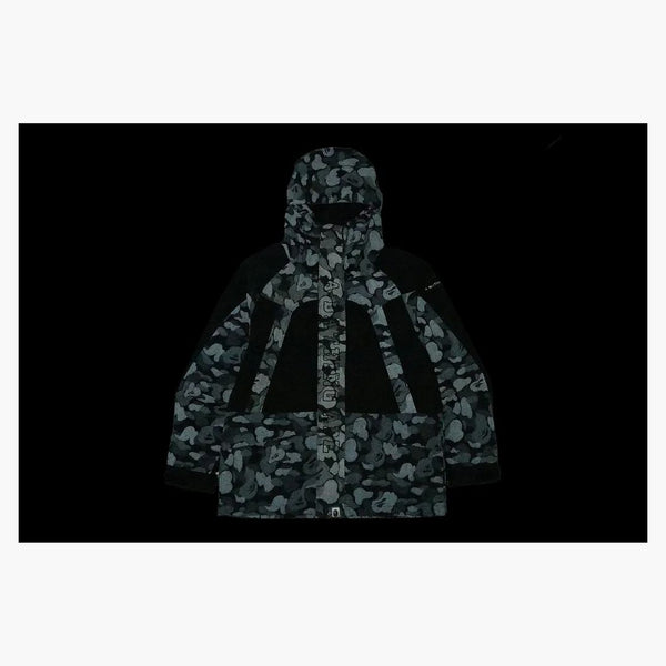 Bape Abc Dot Reflective Camo Snowboard Jacket Black