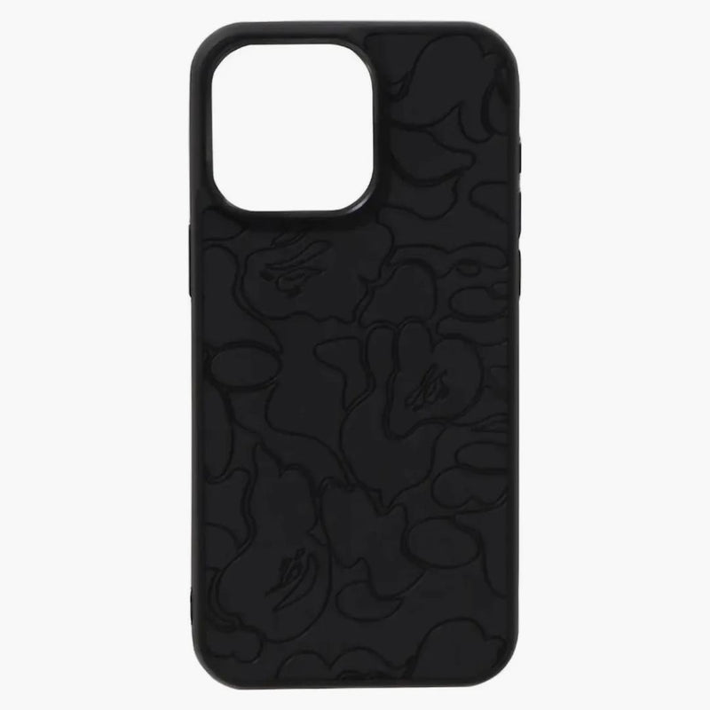 BAPE ABC LINE CAMO ELBOSSED IPhone 15 Pro Max Carcasă Negru