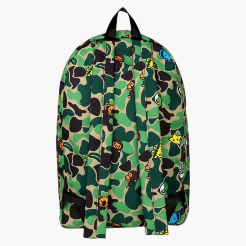 Bape Abc Milo All Friends Large Backpack (ss25) Green