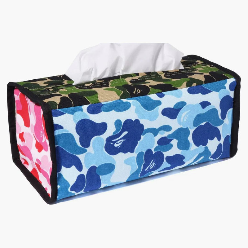 BAPE ABC Mix Camo Tkáňová krabička Cover Multicolor