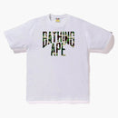 Bape Abc Nyc Logo Tee White/green