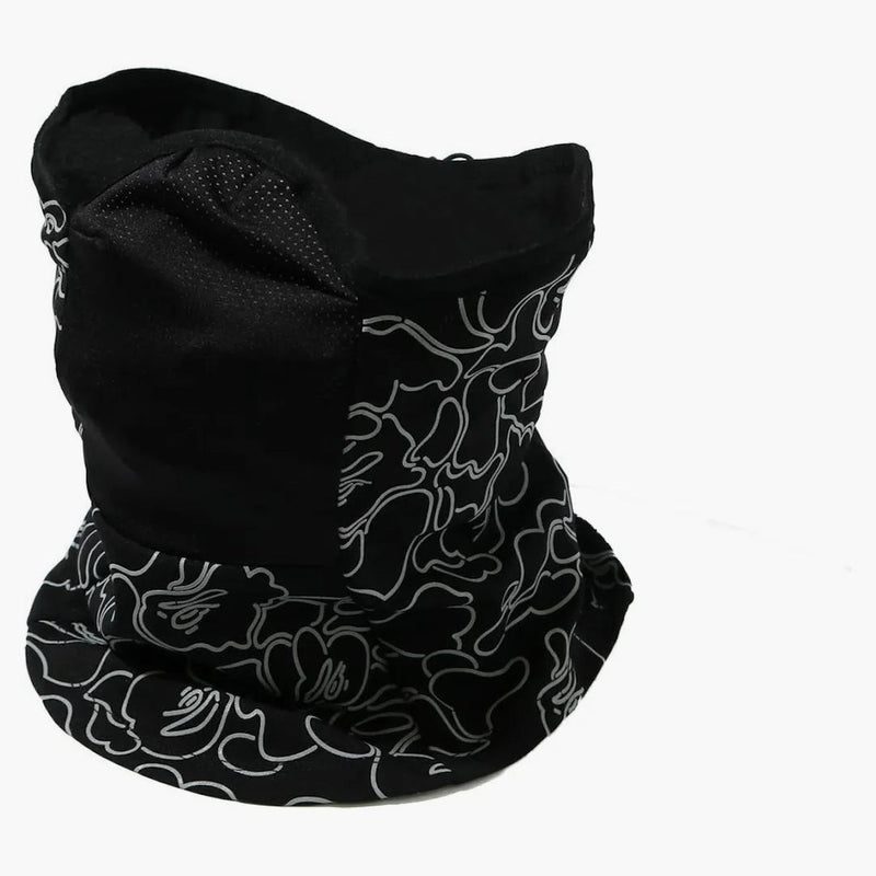 Bape ABC Neon Camo Sports Mask Black