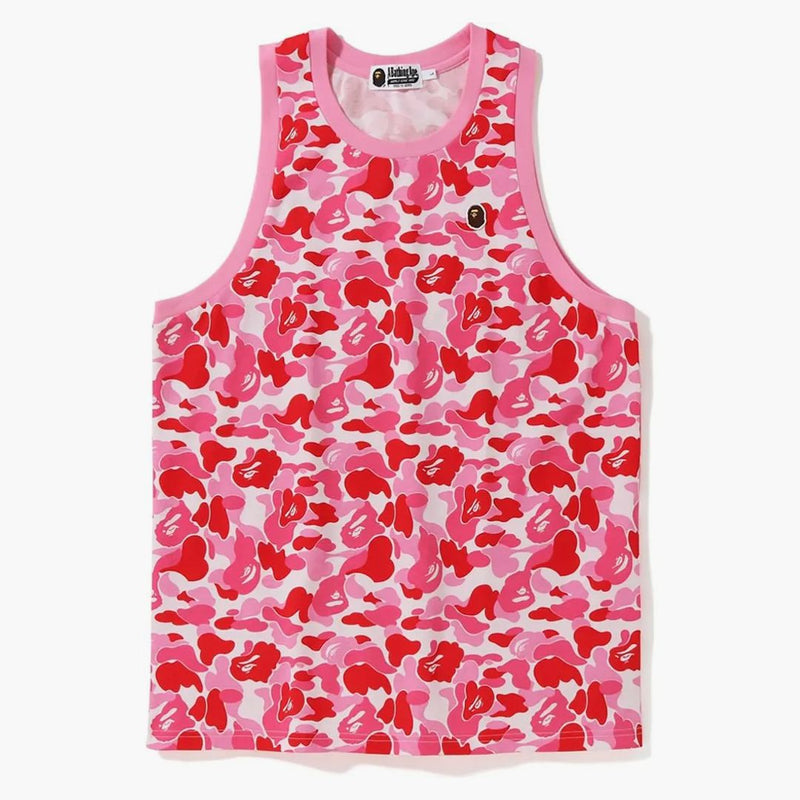 Bape Abc One point point tank top pink