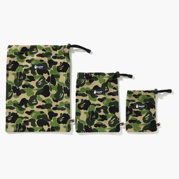 BAPE ABC Pouch (sada 3) zelená