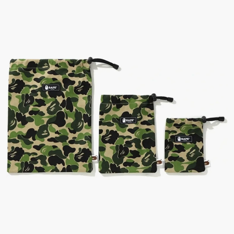 BAPE ABC Pouch (sada 3) zelená