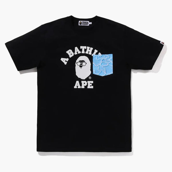 Bape ABC Sea Povrch Camo Pocket College Tea Black