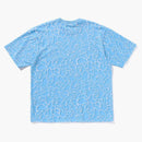Bape ABC Sea Surface Camo Relaxed Fit Tea Blue