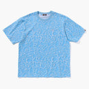 Bape ABC Sea Surface Camo Relaxed Fit Tea Blue
