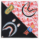 Bape Abc Shark Bandana Pink