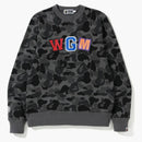 Bape Abc Shark Crewneck Black