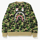 Bape Abc Shark Crewneck Green