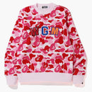 Bape Abc Shark Crewneck Pink