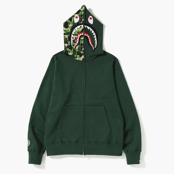 Bape Abc Shark Full Zip Hoodie (ss19) Green