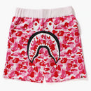 Bape Abc Shark Sweat Shorts Pink