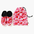 Bape Abc Slipper & Pouch Set Pink