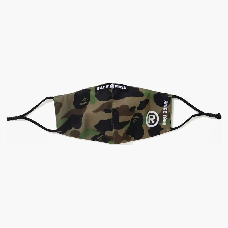 Bape a Bathing Ape 1st Camo Print Mask Green