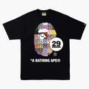 Bape A Bathing Ape 29th Anniversary Ape Head Tea Black