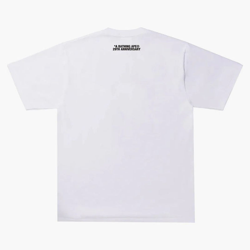 Bape a Bathing Ape 29th Anniversary Ape Head Tee White