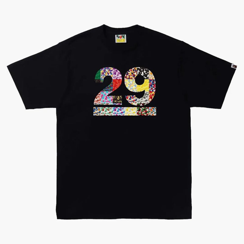 BAPE A BAME APE 29 ° ANNIVERSARIO TEA NERO
