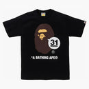 Bape A Bathing Ape 31st Anniversary Ape Head Tea Black