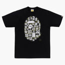 Bape A Bathing Ape 32nd Anniversary 1st Camo Big Ape Head Tee Black/green