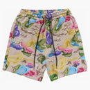 Bape a Bathing Ape Art Camo Sweat Shorts Multicolor