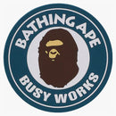 Bape a Bathing Ape Busy Works Rubber Coaster Navy