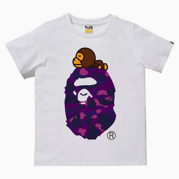 BAPE A BAME COLORE APE CAMO CAMO MILO SULLA APE BIPE RELATIVATO BIANCO/PROPLA