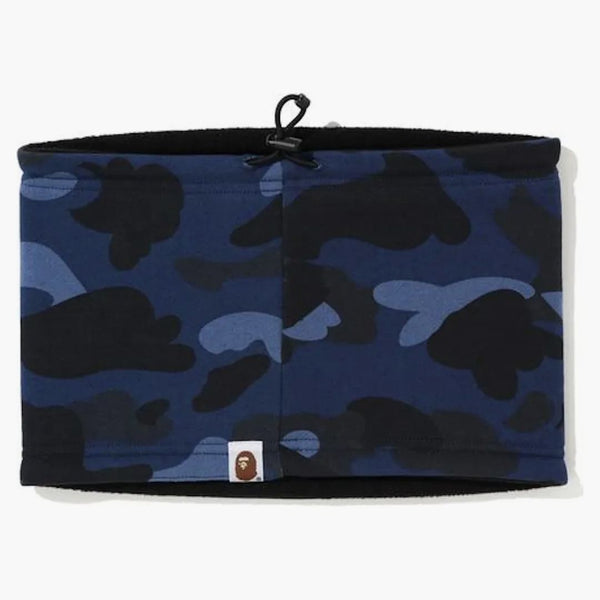 Bape a Bathing Ape Color Camo Neck Warm Navy