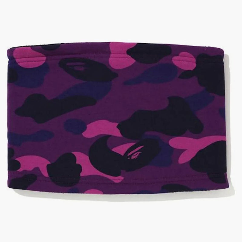 Bape A Bathing Ape Color Camo Neck Warmer Purple